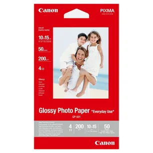 Canon Glossy Photo Papier GP-501 10x15cm 4x6" 210 g/m2 50 sztuk