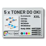 5-PAK Multibox Toner do OKI C511 MC562 XXL black/cyan/magenta/yellow zamiennik - 2
