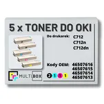 5-PAK Multibox Toner do OKI C712 black/cyan/magenta/yellow zamiennik - 2