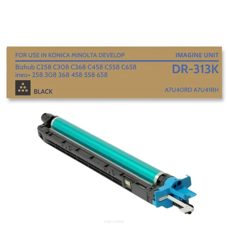Bęben do KONICA MINOLTA DR313K BIZHUB C258 C308 A7U40RD 90.0K black zamiennik