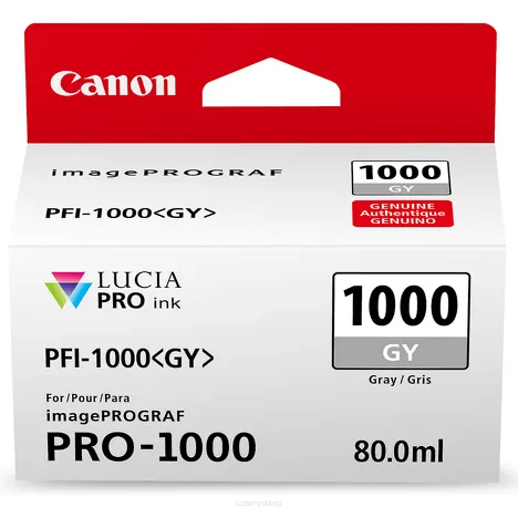 Canon Tusz PFI1000GY 0552C001 oryginalny grey