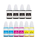 10-PAK Multibox Tusz do CANON GI40 black / cyan / magenta / yellow zamiennik - 3