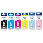 Epson tusz 673 T673 6-pak oryginalny cyan / magenta / yellow / black / light cyan / light magenta - 2