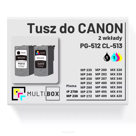 Tusz do CANON PG512 CL513 2-pak black / color zamiennik Multibox
