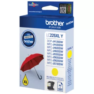 BROTHER tusz LC225XLY oryginalny yellow 1200 stron