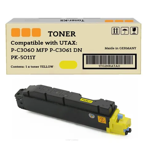 Toner 1T02NRATA0 do UTAX PK-5011Y P-C3060 MFP P-C3061 DN P-C3065 MFP żółty zamiennik 5000 stron