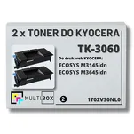 2-PAK Multibox Toner do KYOCERA TK3060 1T02V30NL0 ECOSYS M3145 idn M3645 idn 2x14.5K zamiennik - 2