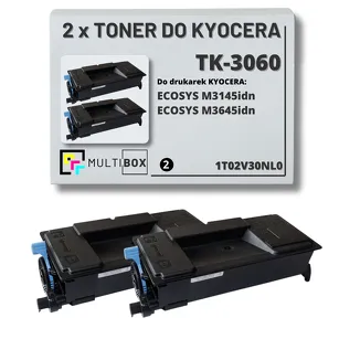 2-pak Toner do KYOCERA TK-3060 1T02V30NL0 ECOSYS M3145 idn M3645 idn 2x14.5K Multibox zamiennik