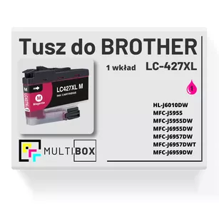 Tusz do BROTHER LC427XLM magenta zamiennik Multibox