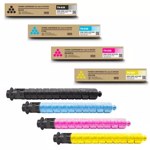 4 X Toner do MINOLTA TN626 CMYK Bizhub C450i C550i C650i Zamiennik