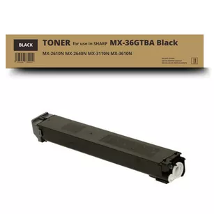 Toner do Sharp MX36GTBA MX2610 MX2640 MX3110 MX3610 Black zamiennik