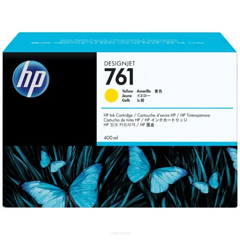 HP 761 tusz CM992A oryginalny yellow