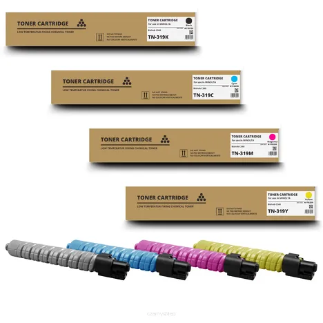 4 X Toner do MINOLTA TN319 CMYK Bizhub C360 Zamiennik