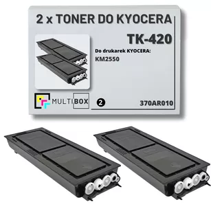 2-pak Toner do KYOCERA TK420 370AR010 KM2550 2x15.0K Multibox zamiennik