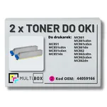 2-PAK Multibox Toner do OKI MC851 MC861 MC862 44059166 magenta zamiennik - 2