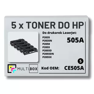 Toner do HP CE505A 05A P2035 P2055 5-pak zamiennik Multibox