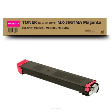 Toner do Sharp MX-36GTMA MX2610 MX2640 MX3110 MX3610 Magenta zamiennik