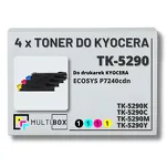 4-PAK Multibox Toner do KYOCERA TK5290 ECOSYS P7240 17,0K/3x13,0K CMYK zamiennik - 2
