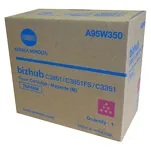 KONICA MINOLTA toner TNP49M A95W350 magenta oryginalny 12000 stron - 2