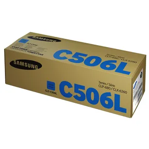 SAMSUNG toner SU038A CLTC506L oryginalny cyan 3500 stron