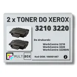 2-PAK Multibox Toner do XEROX 3210 3220 106R01487 4.1K zamiennik - 2