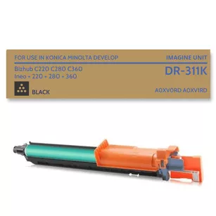 Bęben do KONICA MINOLTA DR311K BIZHUB C220 C280 A0XV0RD 100.0K black zamiennik