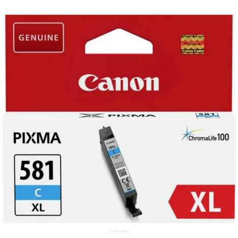Canon oryginalny tusz CLI581C XL 2049C001 cyan