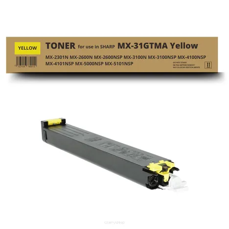 Toner do Sharp MX-31GTYA MX2600 MX3100N MX2301 Yellow zamiennik