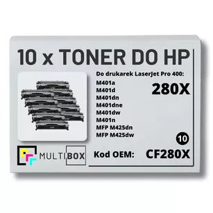 Toner do HP CF280X 80X M401 M425 10-pak zamiennik Multibox
