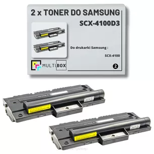 2-pak Toner do SAMSUNG SCX4100 SCX-4100D3 3K Multibox Zamiennik