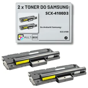 2-PAK Multibox Toner do SAMSUNG SCX4100 SCX4100D3 3K Zamiennik