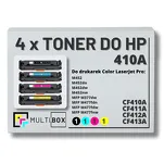 4-PAK Multibox Toner do HP 410A CMYK CF410A CF411A CF412A CF413A zamiennik - 2