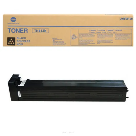 EOL KONICA MINOLTA toner TN613K A0TM150 czarny oryginalny 45000 stron