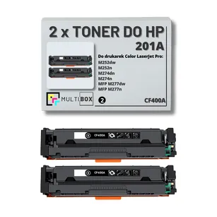 Toner do HP 201A 2-pak BLACK CF400A zamiennik Multibox