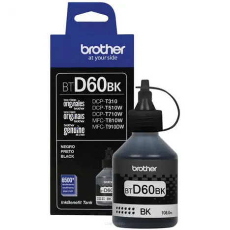 BROTHER tusz BTD60BK oryginalny czarny 6500 stron