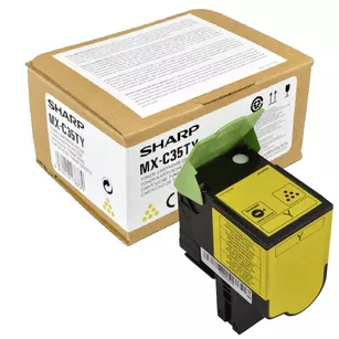 SHARP toner MXC35TY oryginalny yellow 6000 stron