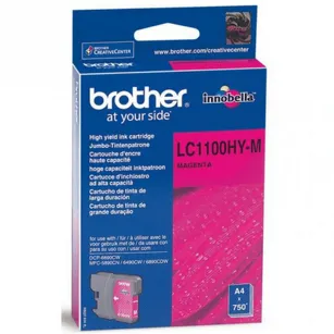 BROTHER tusz LC-1100HYM oryginalny czerwony 750 stron