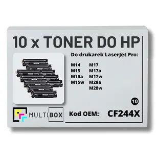 10-PAK Multibox Toner do HP CF244X 44X M14 M15 M17 zamiennik