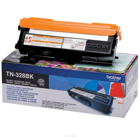 Brother toner TN328BK oryginalny black