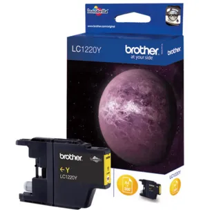 BROTHER tusz LC1220Y oryginalny yellow 300 stron