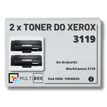 2-PAK Multibox Toner do XEROX 3119 13R00625 3K zamiennik - 2
