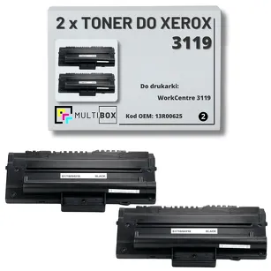 2-PAK Multibox Toner do XEROX 3119 13R00625 3K zamiennik