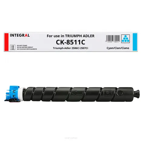 Toner zamiennik 1T02L7CUT0 do TRIUMPH ADLER CK8511C 2506 Ci 2507 Ci cyan