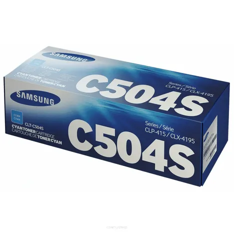 SAMSUNG toner SU025A CLT-C504S oryginalny niebieski 1800 stron