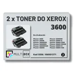 2-PAK Multibox Toner do XEROX 3600 106R01371 14K zamiennik - 2