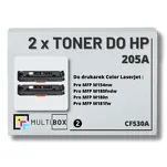 2-PAK Multibox Toner do HP 205A BLACK CF530A zamiennik - 2