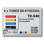 4-PAK Multibox Toner do KYOCERA TK540 FSC5100 5.0K/3x4,0K CMYK zamiennik - 2