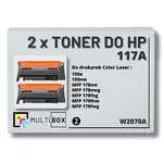 2-PAK Multibox Toner do HP 117A BLACK W2070A zamiennik Z CHIPEM - 2