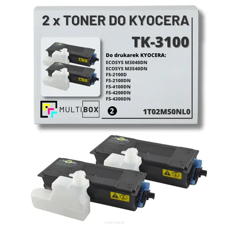 2-PAK Multibox Toner do KYOCERA TK3100 1T02MS0NL0 FS2100 ECOSYS M3040 M3540 2x12.5K zamiennik