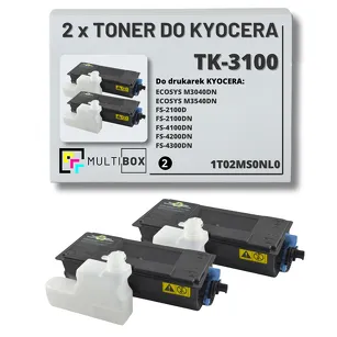 2-pak Toner do KYOCERA TK-3100 1T02MS0NL0 FS2100 ECOSYS M3040 M3540 2x12.5K Multibox zamiennik